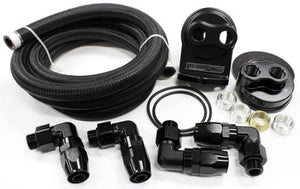 Single Billet Oil Filter Remote Mount Kit AF64-2042