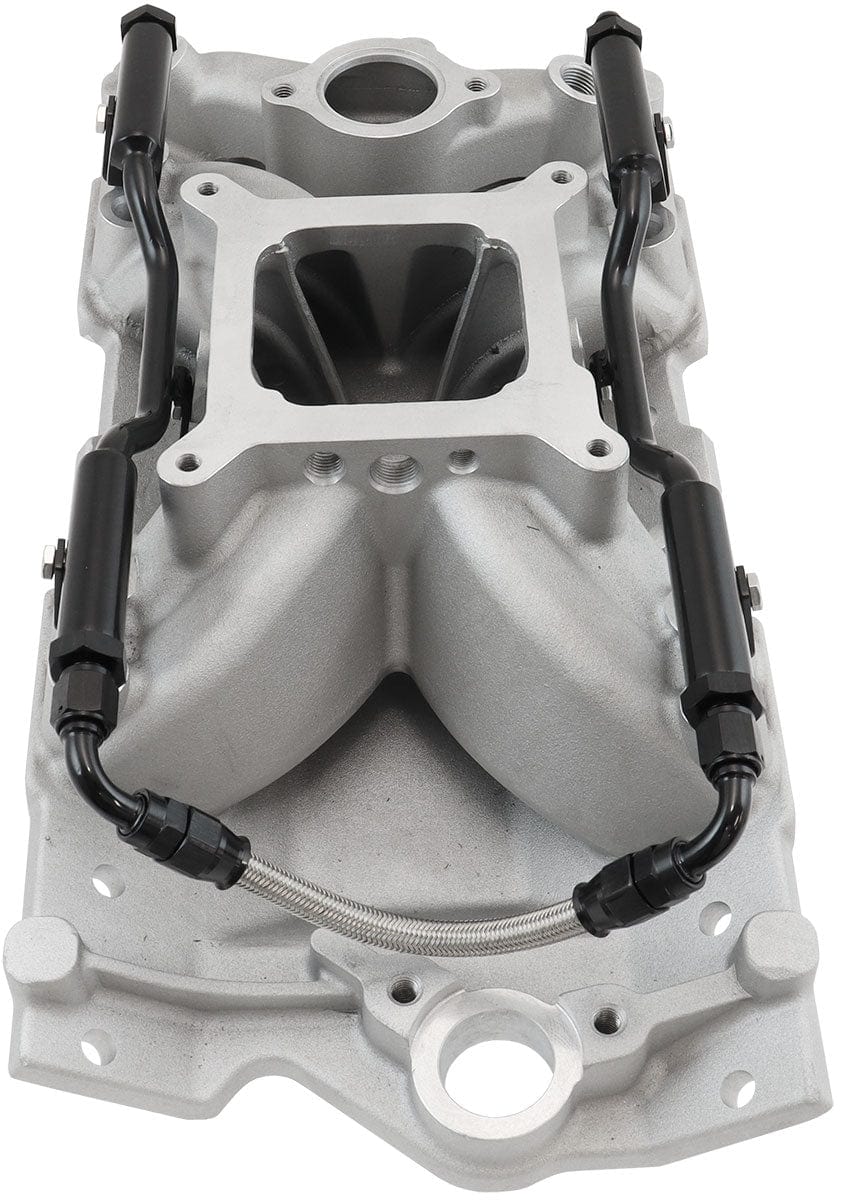Aeroflow Performance SBC EFI AIR GAP INTAKE MANIFOL (AF6090-1000) SR