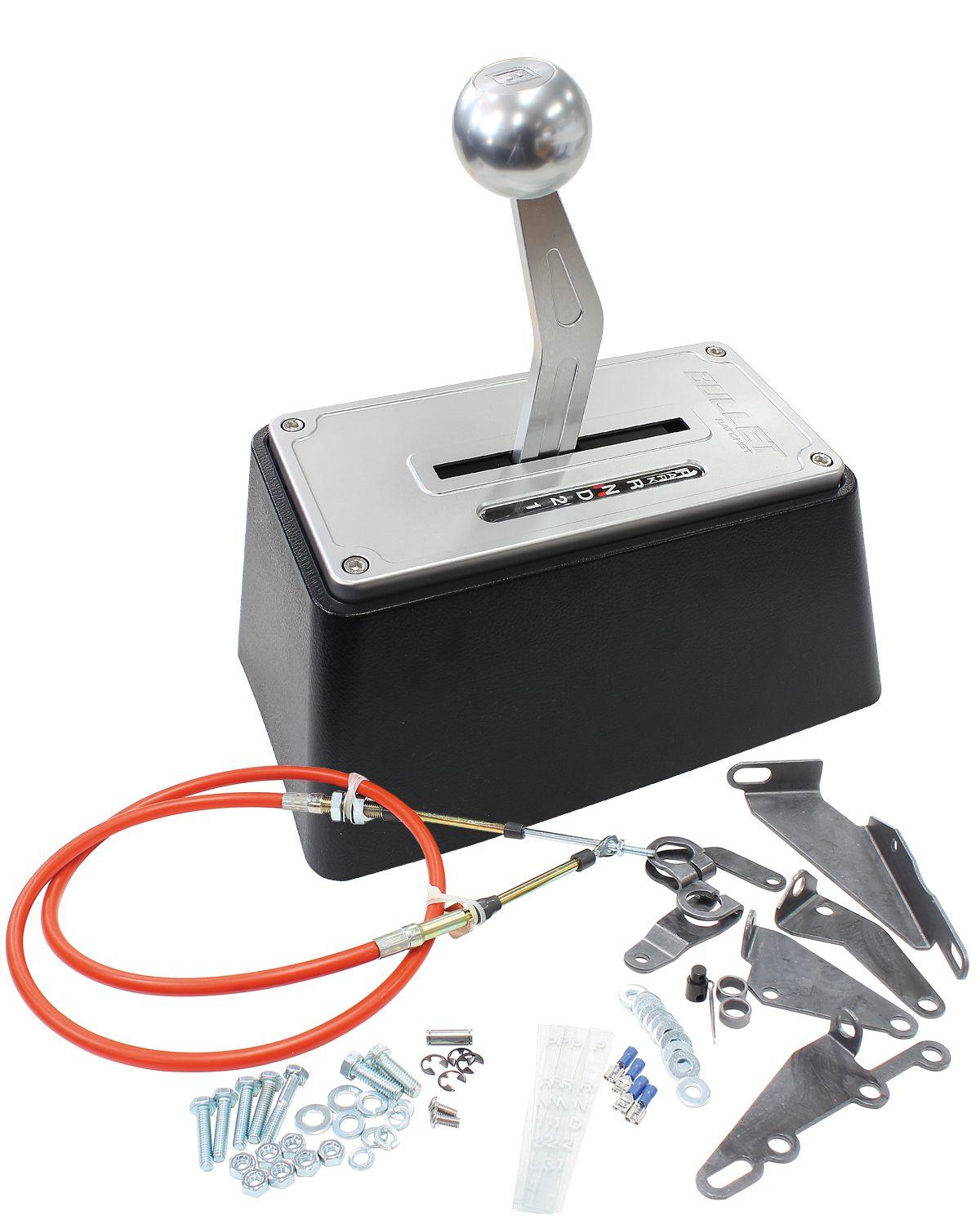 Aeroflow Performance Silver Finish Aeroflow Bang Shift BULLET 3 & 4 Speed Ratchet Shifter AF72-9000 SR
