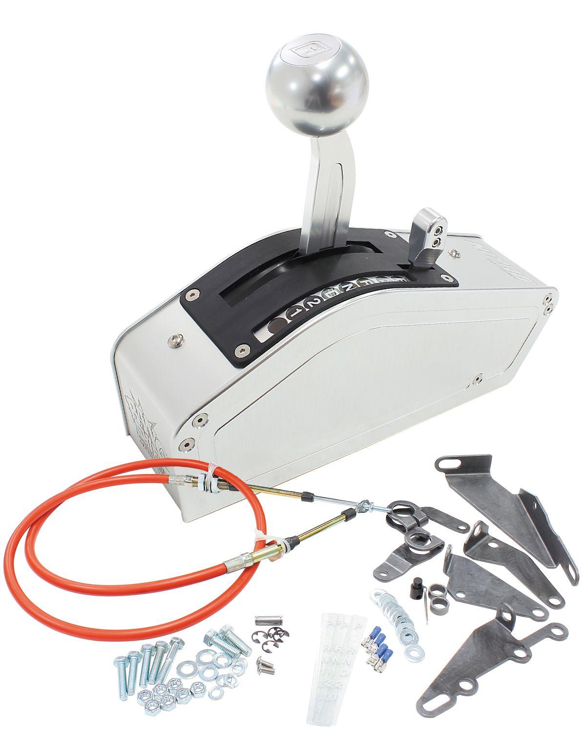 Aeroflow Performance Silver Finish Aeroflow Bang Shift NITRO 2, 3 & 4 Speed Ratchet Shifter AF72-9010 SR
