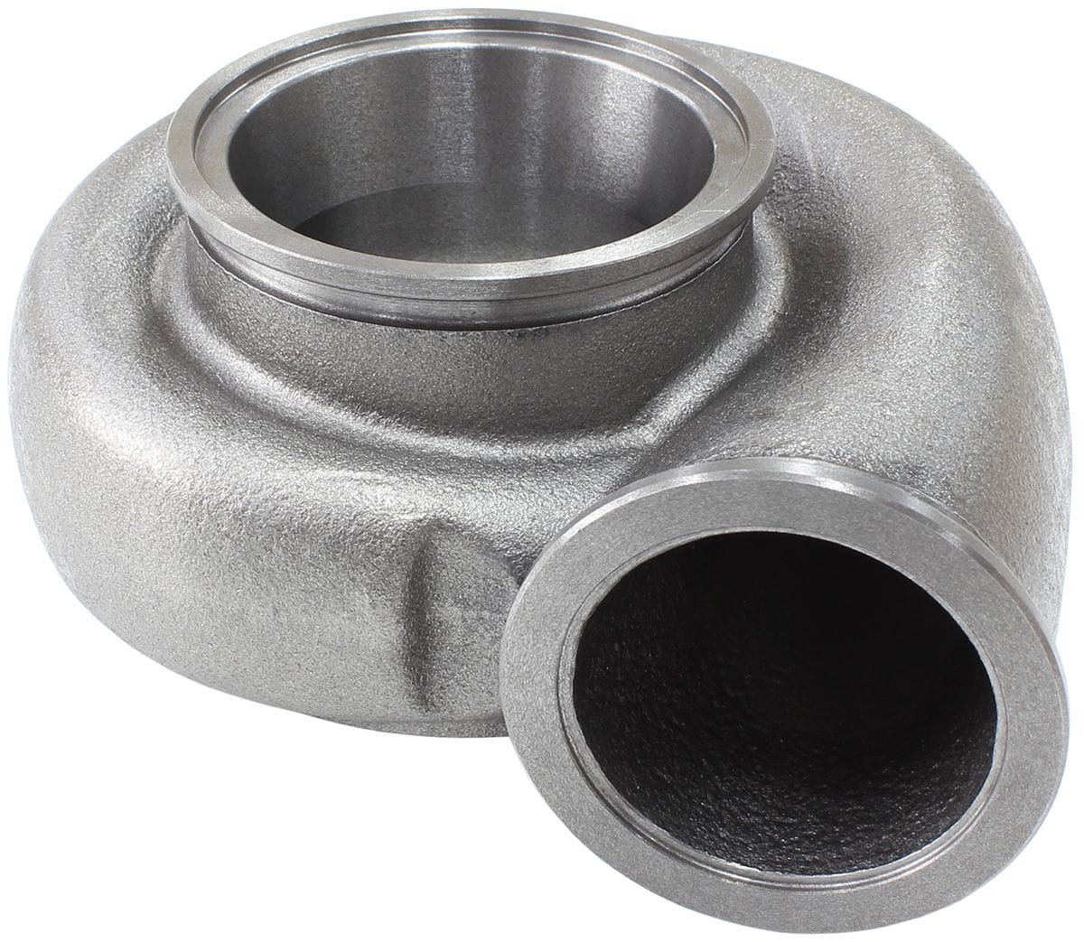 Aeroflow Performance Suit All Aeroflow 62.3mm Exhaust Turbine Wheel With V-Band Mount, 1.0 Aeroflow Boosted 1.01 A/R Dual V-Band Turbo Exhaust Housing, Suits Boosted 6762 Turbochar SR