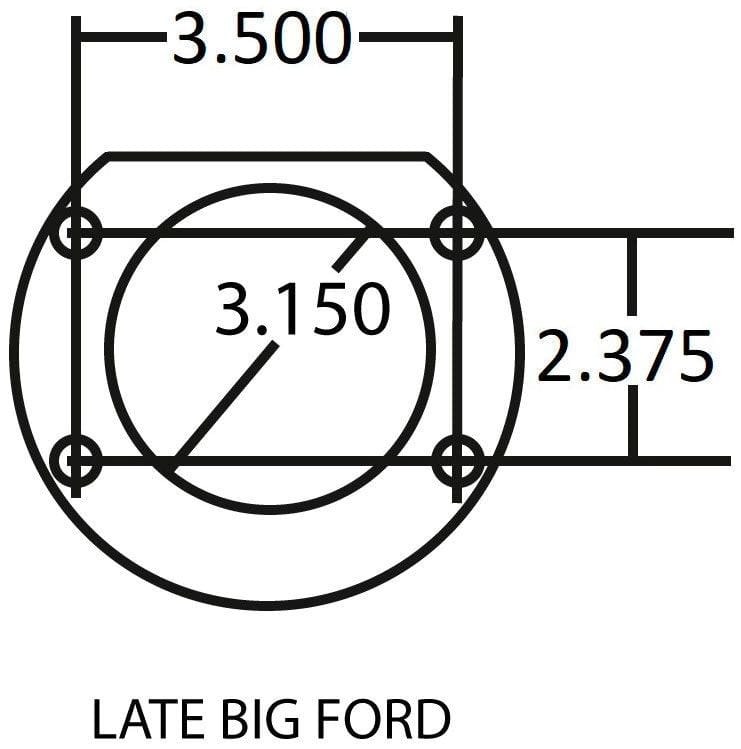 Aeroflow Performance Suit Early Ford With 3.150" Bearing Aeroflow Ford 9" Billet Axle Tube Ends AF5078-1003 SR