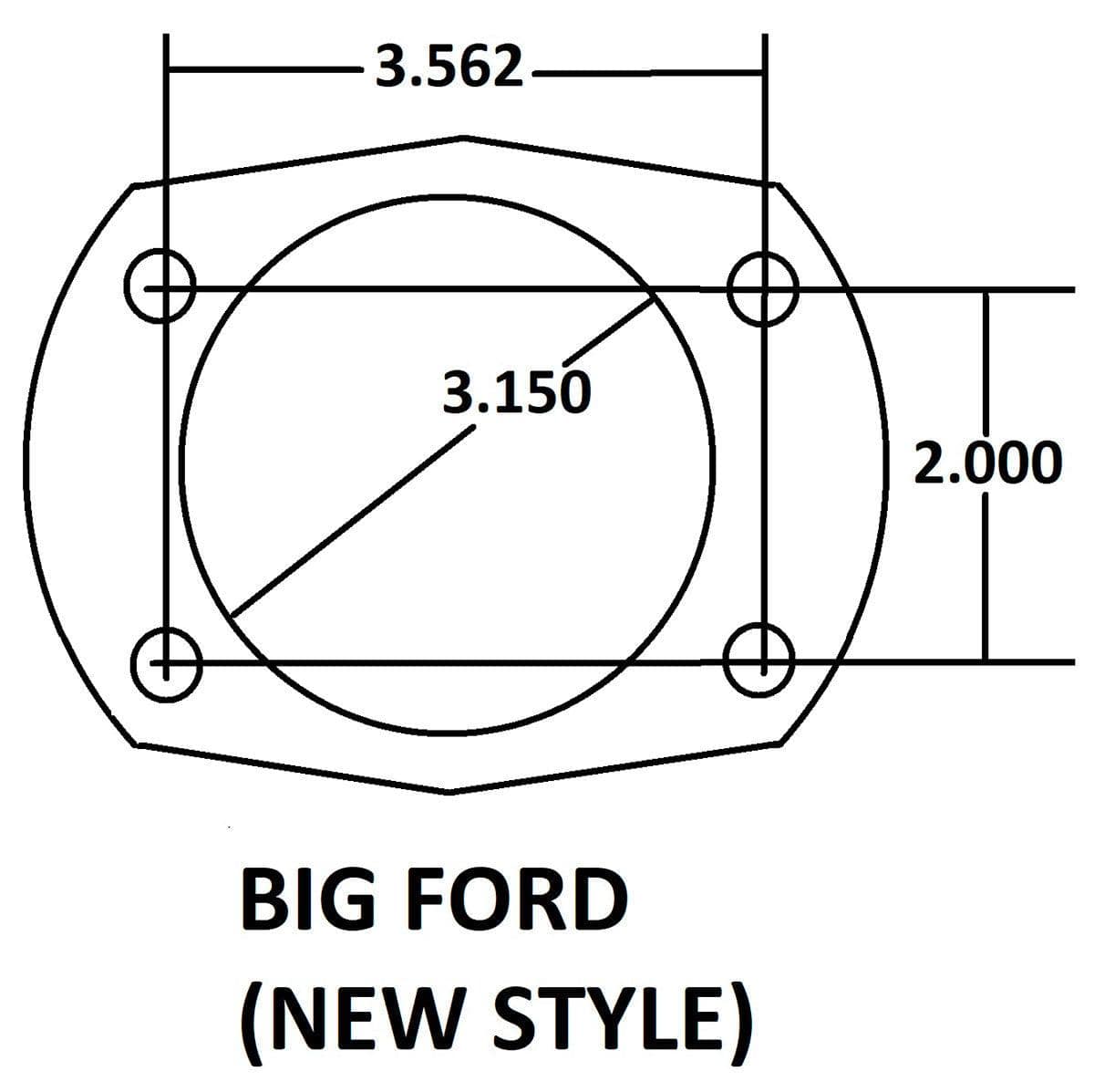 Aeroflow Performance Suit Late Ford With 3.150" Bearing Aeroflow Ford 9" Billet Axle Tube Ends AF5078-1002 SR