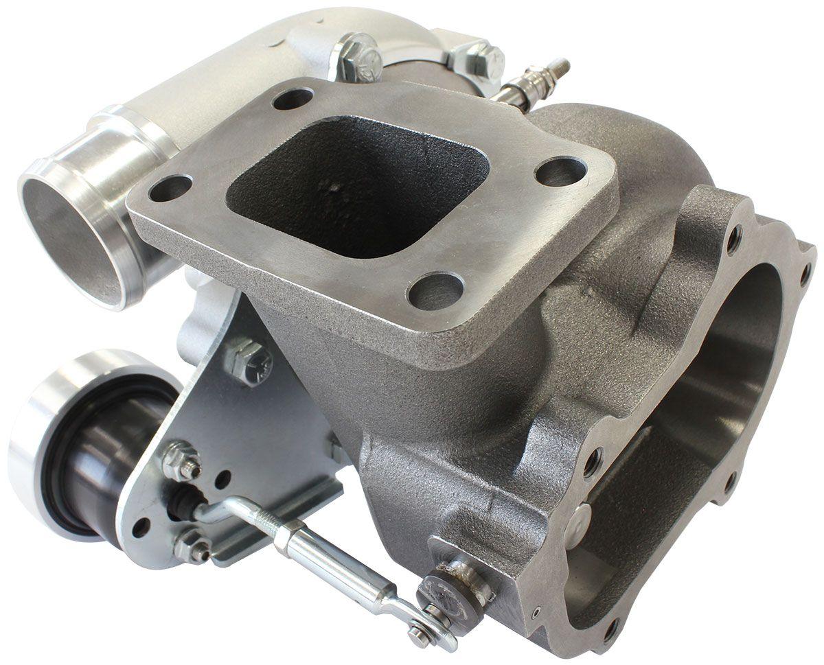 Aeroflow Performance T3 Inlet Flange, Ford 5-Bolt Exhaust Flange Aeroflow BOOSTED B5455 T3 .83 Internal Wastegate Turbocharger 660HP, Natural Cast Finish SR