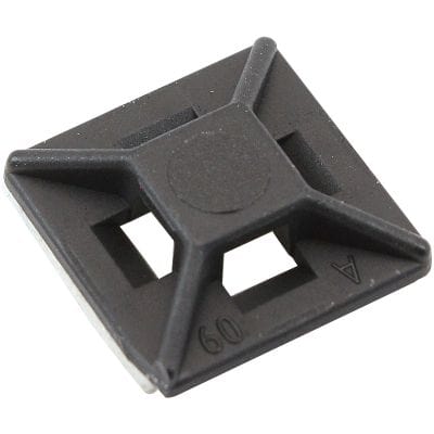 Aeroflow Performance Tools & Shop Equipment Aeroflow Cable Tie Self Adhesive Mount 12.5mm x 12.5mm - 100 Pack AF98-9996-100 SR