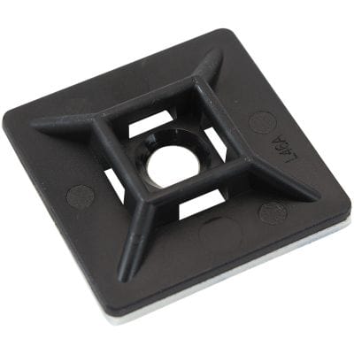 Aeroflow Performance Tools & Shop Equipment Aeroflow Cable Tie Self Adhesive Mount 28mm x 28mm - 100 Pack AF98-9998-100 SR