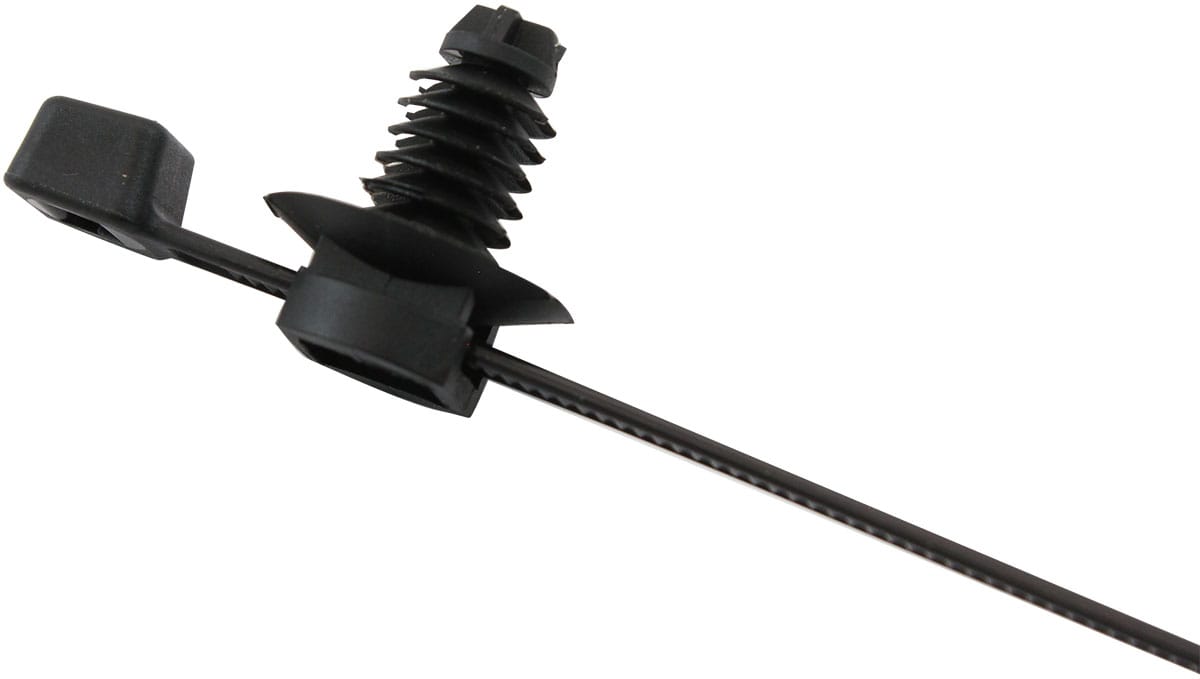 Aeroflow Performance Tools & Shop Equipment Aeroflow Two Piece Fir Tree Cable Ties 4.8mm Wide x 200mm Long - 100 Pack AF98-4822-100 SR