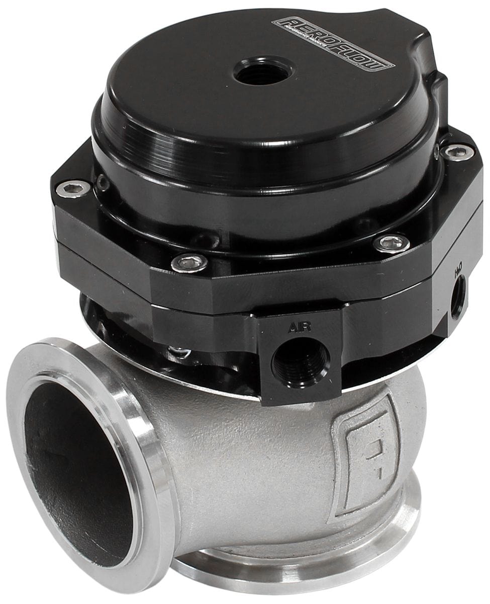 Aeroflow Performance Turbo Accessories AF9552-1000 38mm External Wastegate - Black 14 PSI (1 Bar) AF9552-1000 SR