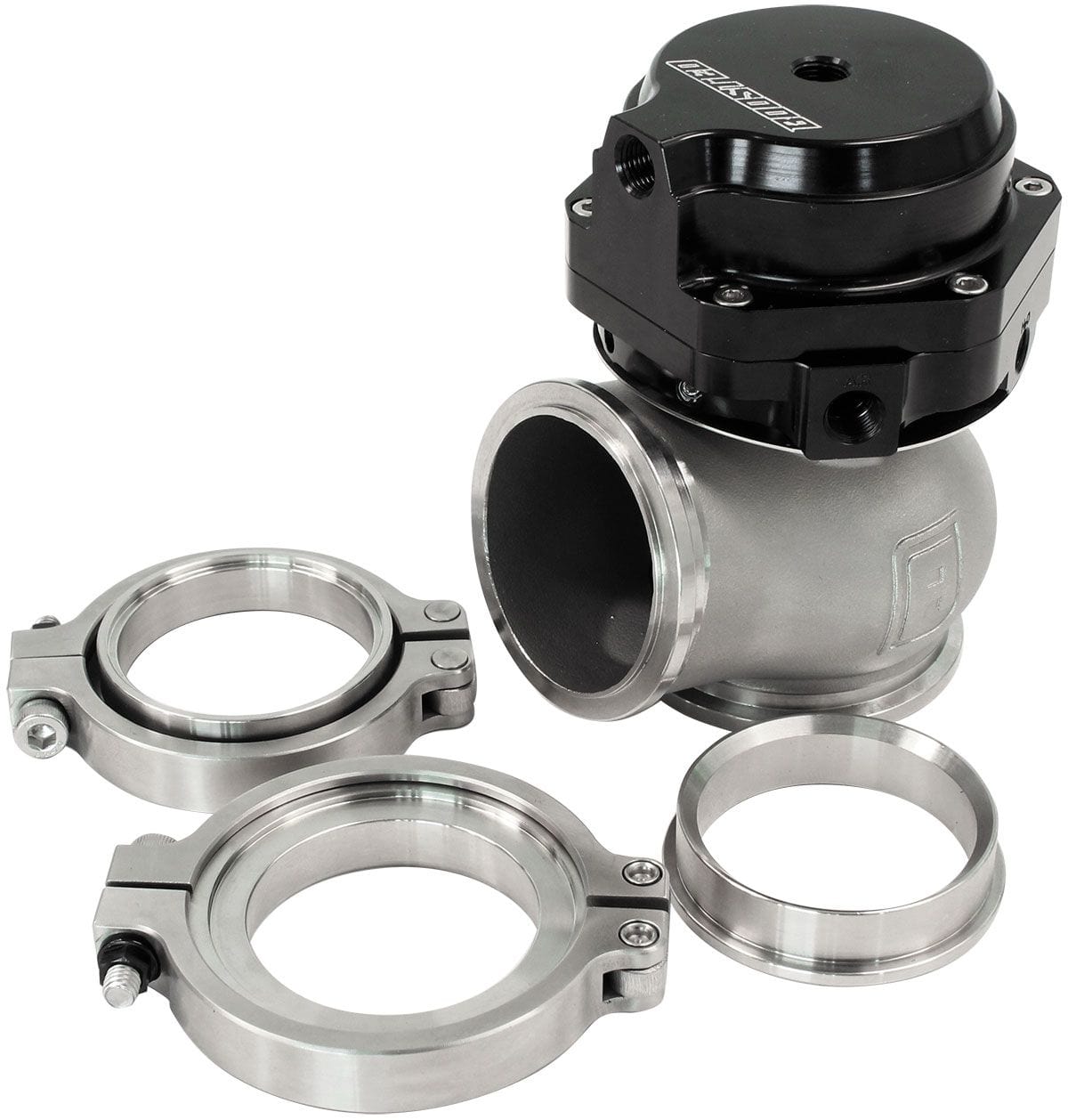 Aeroflow turbo accessories AF9552-1002 50mm External Wastegate - Black Finish 14psi (1 Bar) AF9552-1002 SR