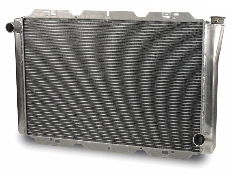 AFCO GM Style Natural Satin Finish, 31" x 19", LH Inlet, RH outlet AFCO Universal Fit Cross Flow Aluminium Radiator AFC80102N SR