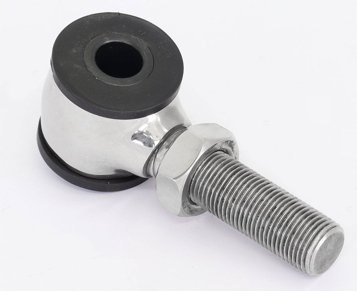AHRP 5/8"-18 Thread x 1/2" I.D, Straight Shank American Hot Rod Parts GT2 Polished S/S Rod End SO001-63702 SR