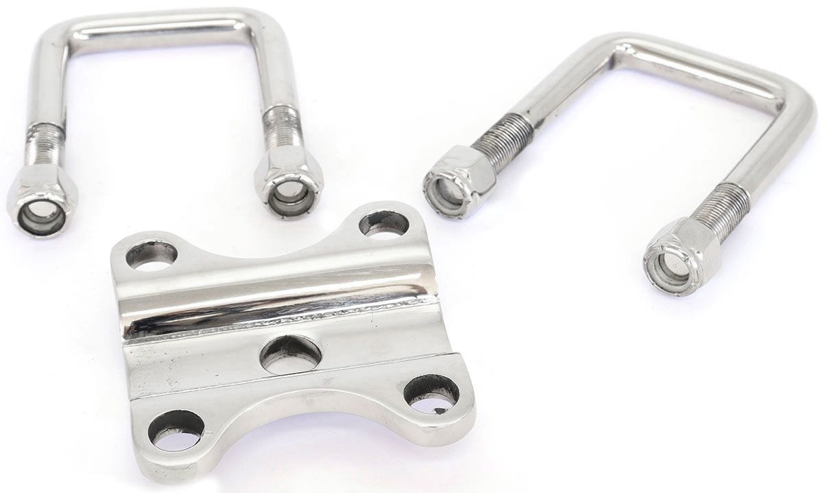 AHRP American Hot Rod Parts S/S Polished Front Spring U-Bolt Kit SO001-63303 SR