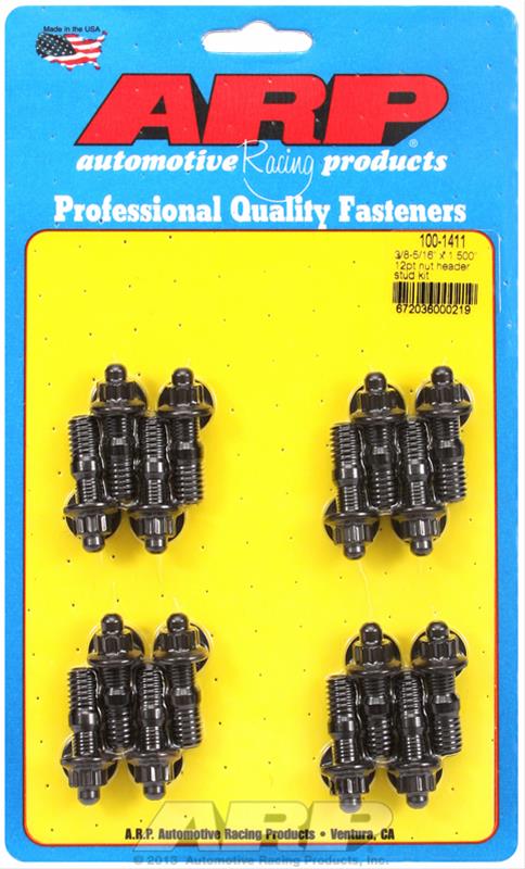 ARP 3/8-5/16 x 1.500" 12pt header stud kit (100-1411) SR