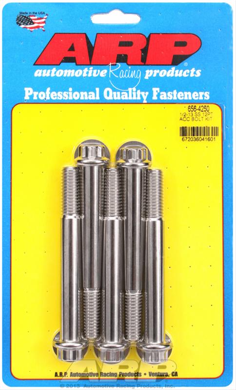ARP ARP 1/2"-13 x 4.250 12pt SS bolts (656-4250) SR