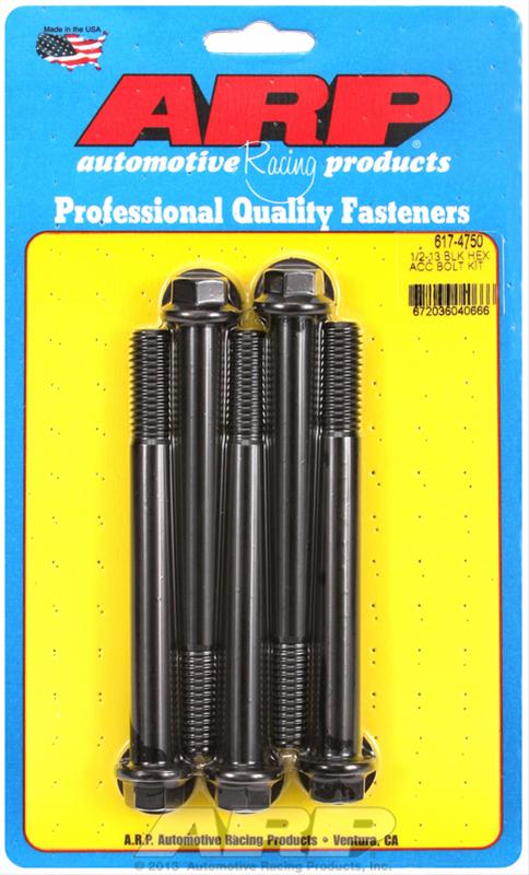 ARP ARP 1/2"-13 x 4.750 hex black oxide bolts (617-4750) SR