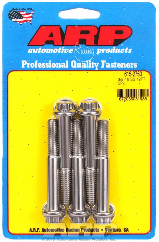 ARP ARP 3/8"-16 x 2.750 12pt 7/16 wrenching SS bolts (615-2750) SR