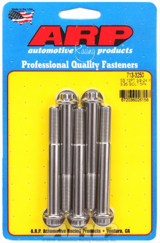 ARP ARP 3/8"-24 x 3.250 12pt SS bolts (713-3250) SR