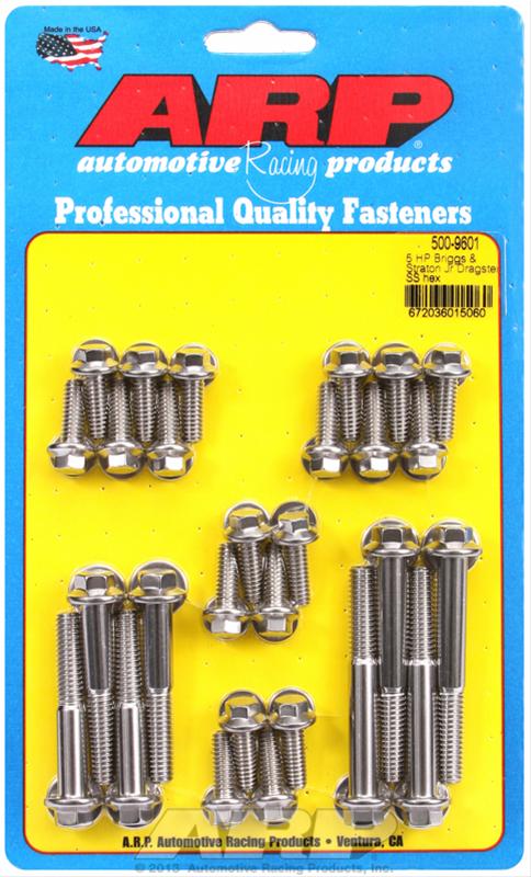 ARP ARP 5 HP Briggs & Straton Jr Dragster SS hex acc kit (500-9601) SR