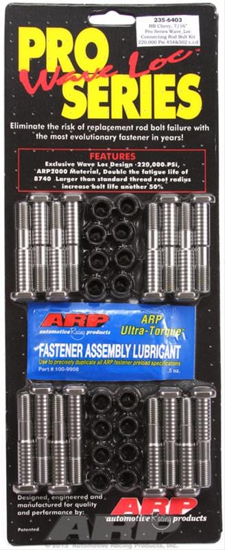 ARP ARP BB Chevy 454-502 7/16" pro-series rod bolt kit (235-6403) SR