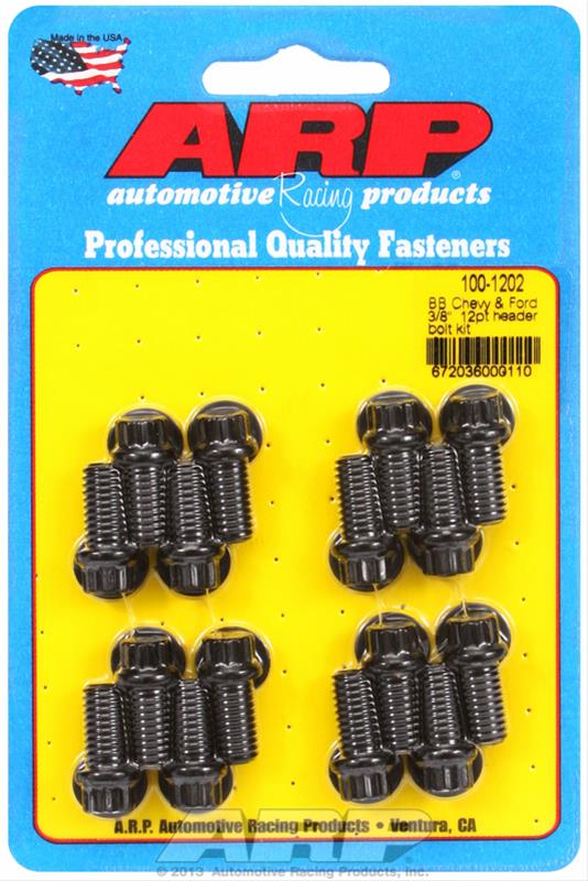 ARP ARP BB Chevy & Ford 3/8" 12pt header bolt kit (100-1202) SR