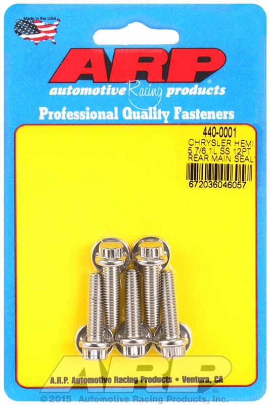 ARP ARP Chrysler hemi 5.7/6.1L SS 12pt rear main seal plate bolt (440-0001) SR