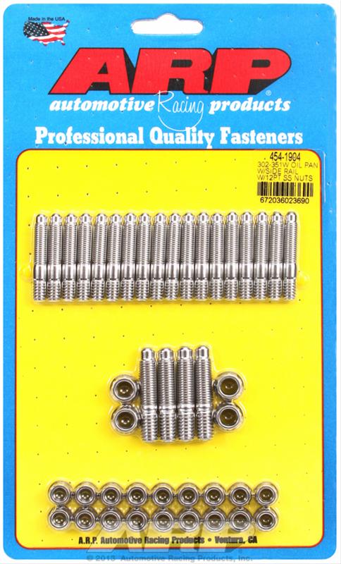 ARP ARP Ford 302/351W oil pan stud kit, w/side rail (454-1904) SR