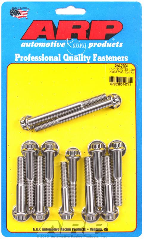 ARP ARP Ford 351C SS 12pt intake manifold bolt kit (454-2104) SR