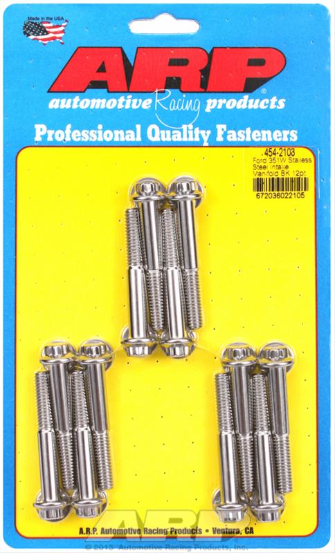 ARP ARP Ford 351W SS 12pt intake manifold bolt kit (454-2103) SR