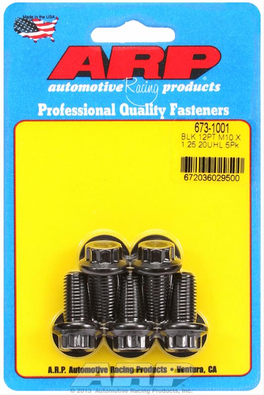 ARP ARP M10 x 1.25 x 20 12pt black oxide bolts (673-1001) SR