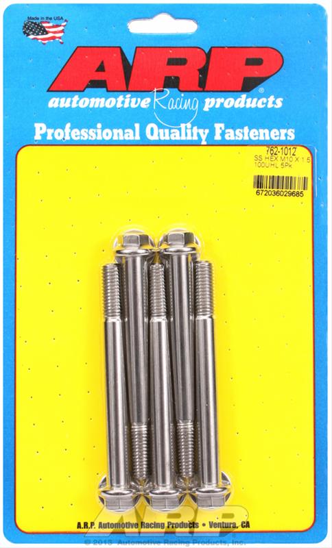 ARP ARP M10 x 1.50 x 100 hex SS bolts (762-1012) SR