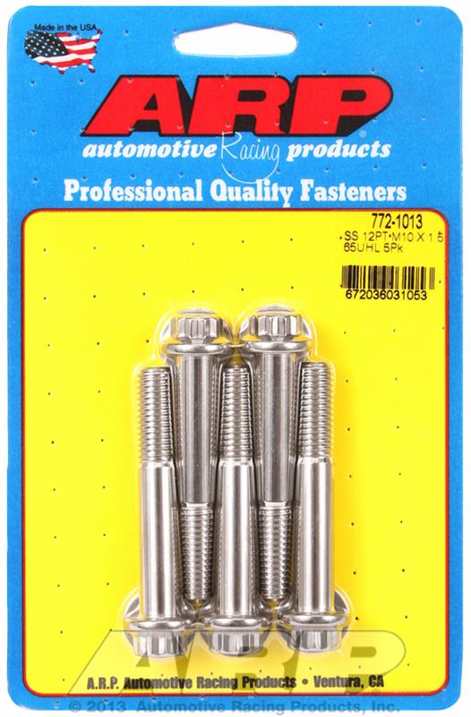 ARP ARP M10 x 1.50 x 65  12pt SS bolts (772-1013) SR