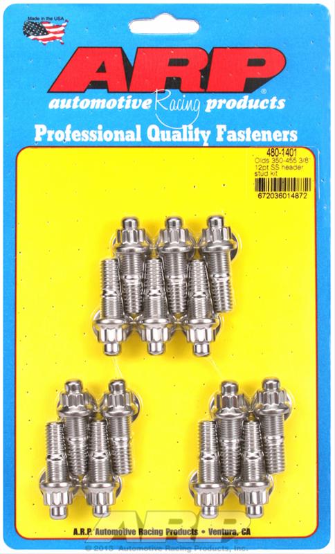 ARP ARP Olds 350-455 3/8" 12pt SS header stud kit (480-1401) SR