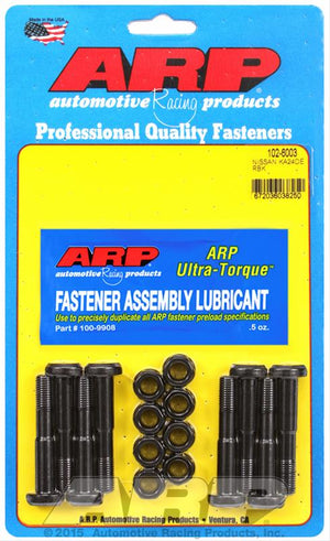ARP Nissan/Datsun 2.4L (KA24DE) 11/32˝ – 11/32 High Performance 8740 Rod Bolt Kit 240SX S13 S14 Altima 93-01 U13 L30 KA24DE 2.4L 102-6003