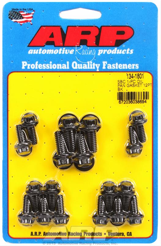 ARP ARP SB Chevy 1-pc oil pan gasket 12pt bolt kit (134-1801) SR