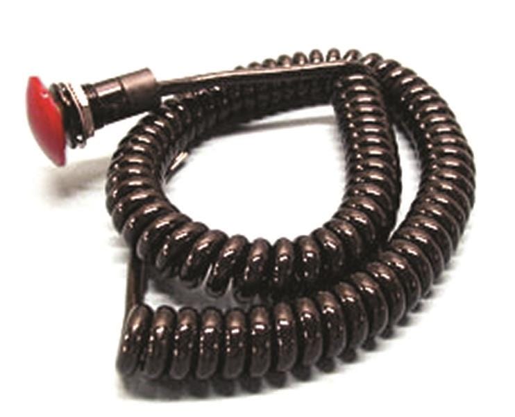 Brake Button ATI Oversized Mushroom Trans-Brake Buttons with Coil Cord ATI940022