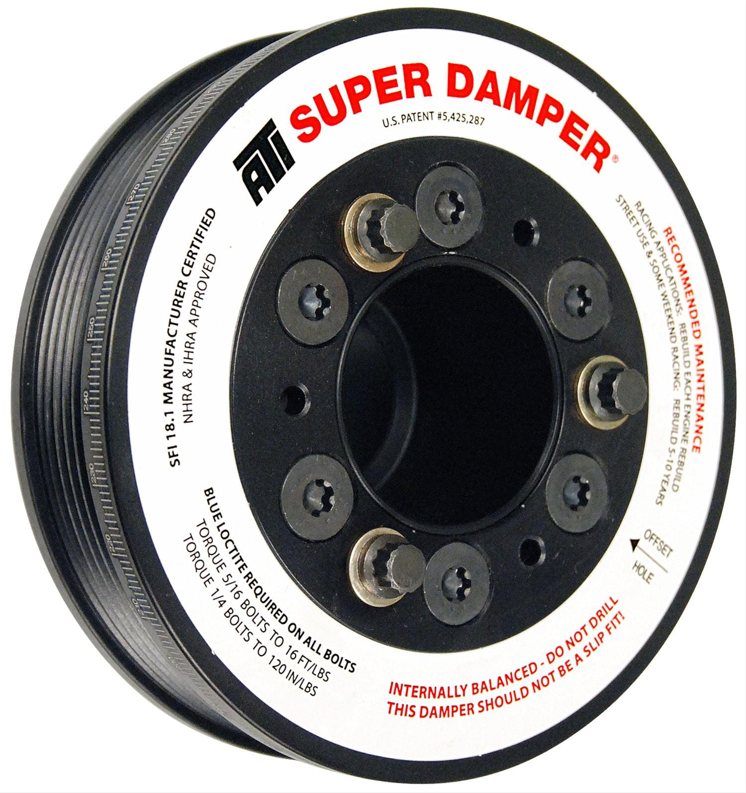 ATI Performance Products ATI Super Damper Serpentine Series Harmonic Balancers ATI918447 SR