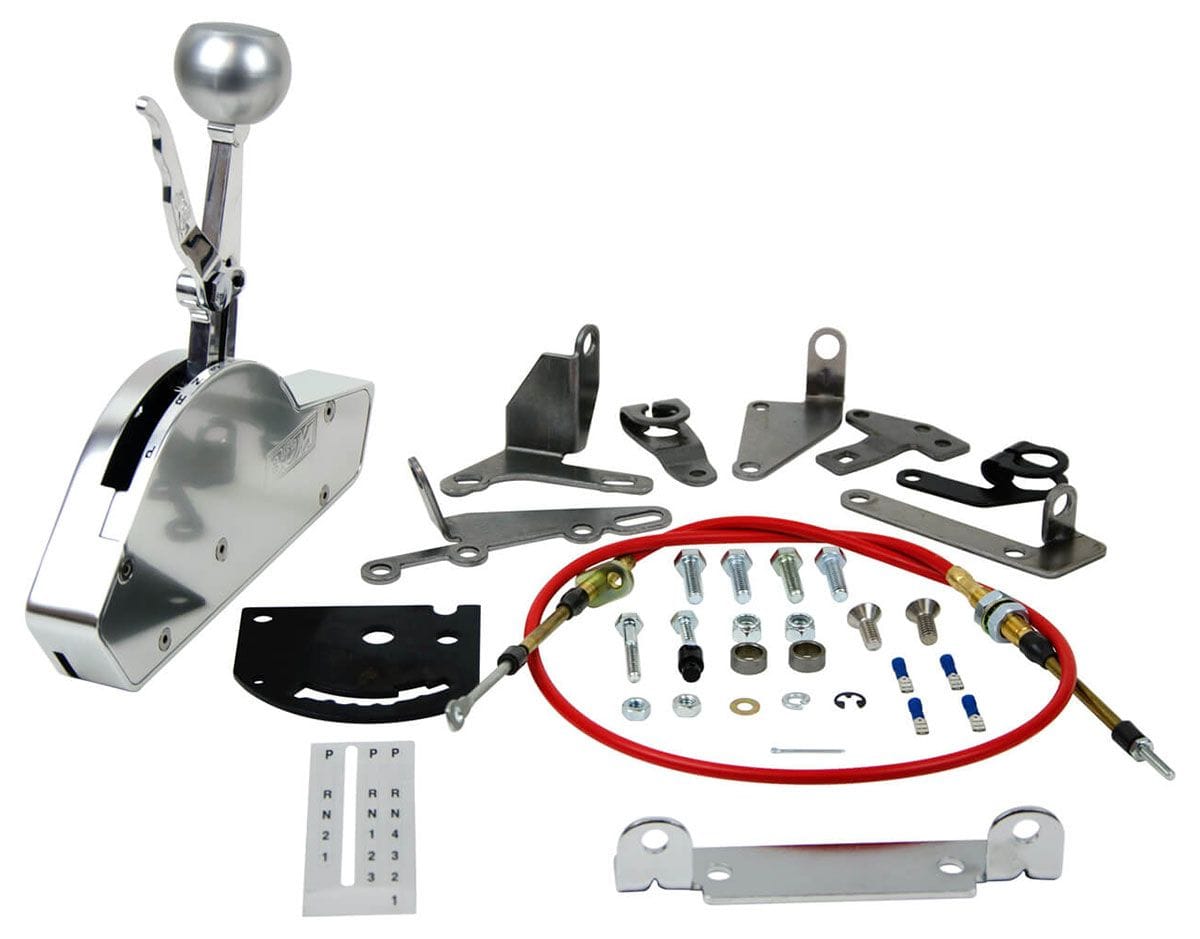 B&M 3 & 4 Speed Gate Shifter, Billet Aluminium Knob With Machined Insert B&M Hi-Tek Street Bandit Shifter BM80797 SR
