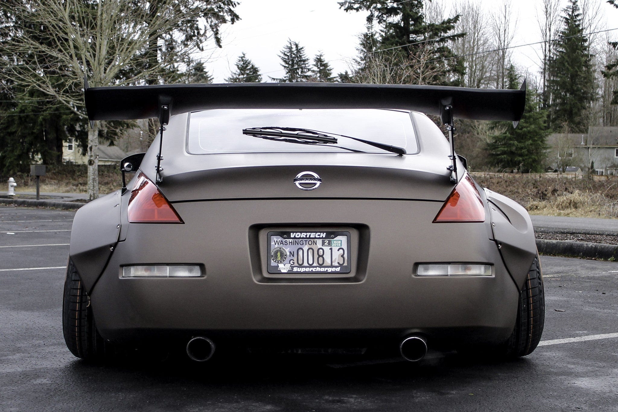 BCL - Big Country Labs Wing Kits FD / Honeycomb Carbon Fiber / 1850mm 350Z Atmosphere Demolisher - Complete Kit SR