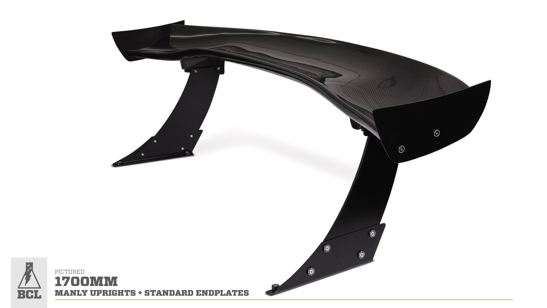 BCL - Big Country Labs Wing Kits Flat Mount + Manly / Honeycomb Carbon Fiber / 1850mm Universal Atmosphere Demolisher - Complete Kit SR