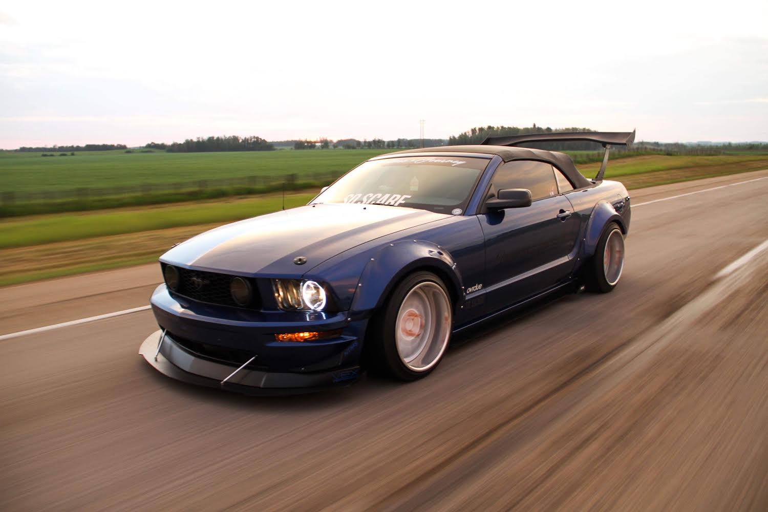 BCL - Big Country Labs Wing Kits FLUX - Manly / Carbon Fiber / 1700mm Mustang Atmosphere Demolisher - Complete Kit SR