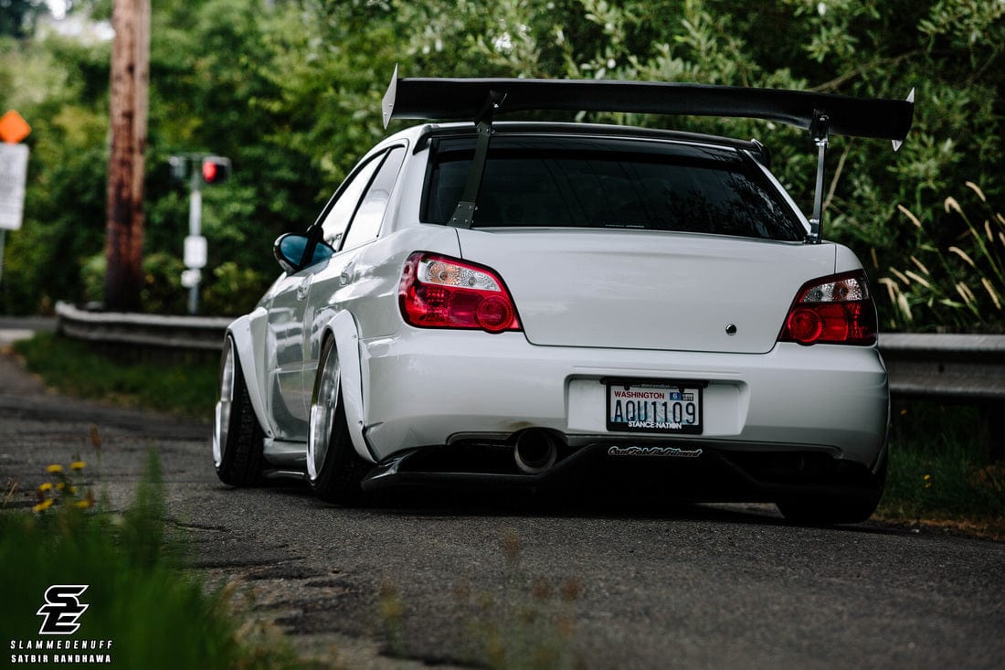 BCL - Big Country Labs Wing Kits FLUX - Manly / Fiberglass / 1700mm Subaru WRX/STI Atmosphere Demolisher - Complete Kit SR