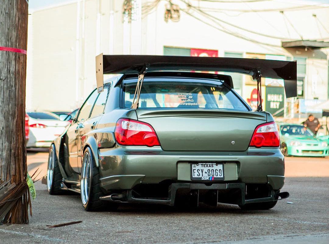 BCL - Big Country Labs Wing Kits Street / Fiberglass / 1700mm Subaru WRX/STI Atmosphere Demolisher - Complete Kit SR