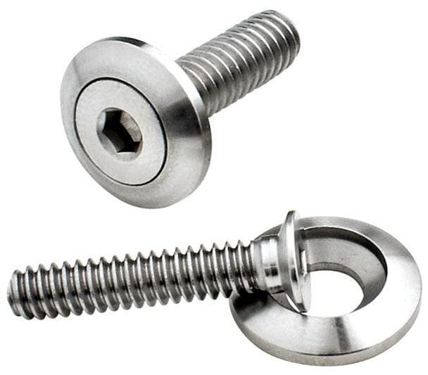 BILLET 5/16-18 x 1" Bolt With 3/4" O.D Washer Billet Specialties S/S Pro Bolt BS66110 SR