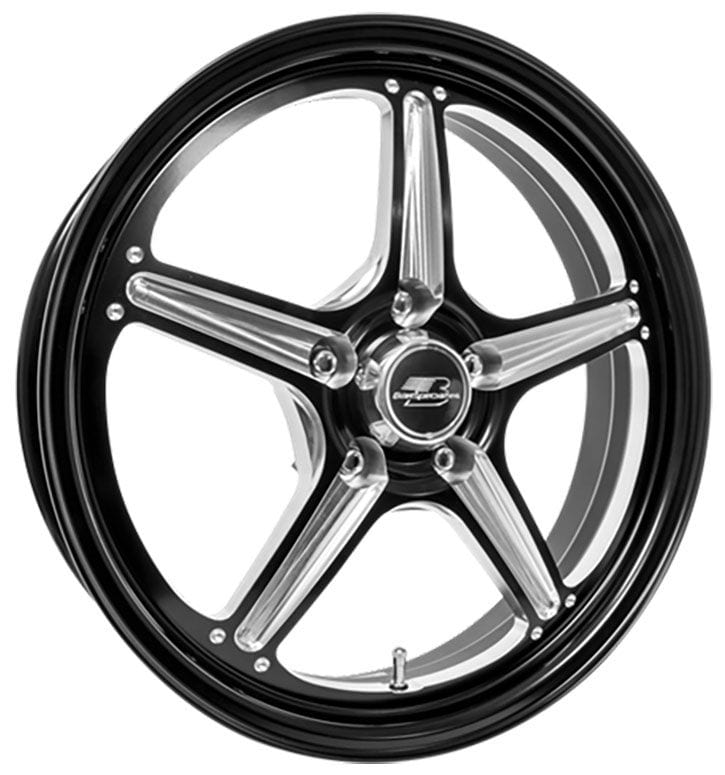 BILLET 5 x 4.5" Bolt Circle with 2.75" Backspace Billet Specialties Street Lite Wheel 17" x 4.5" - Black BSRSFB37456527N SR