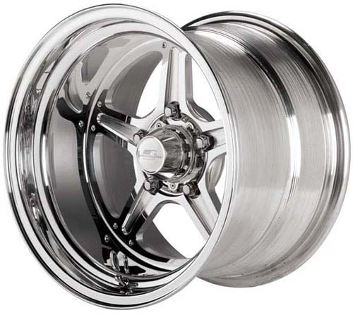BILLET 5 x 4.5" Bolt Circle with 3.5" Backspace Billet Specialties Street Lite Wheel 15" x 8" BSRS035806535N SR