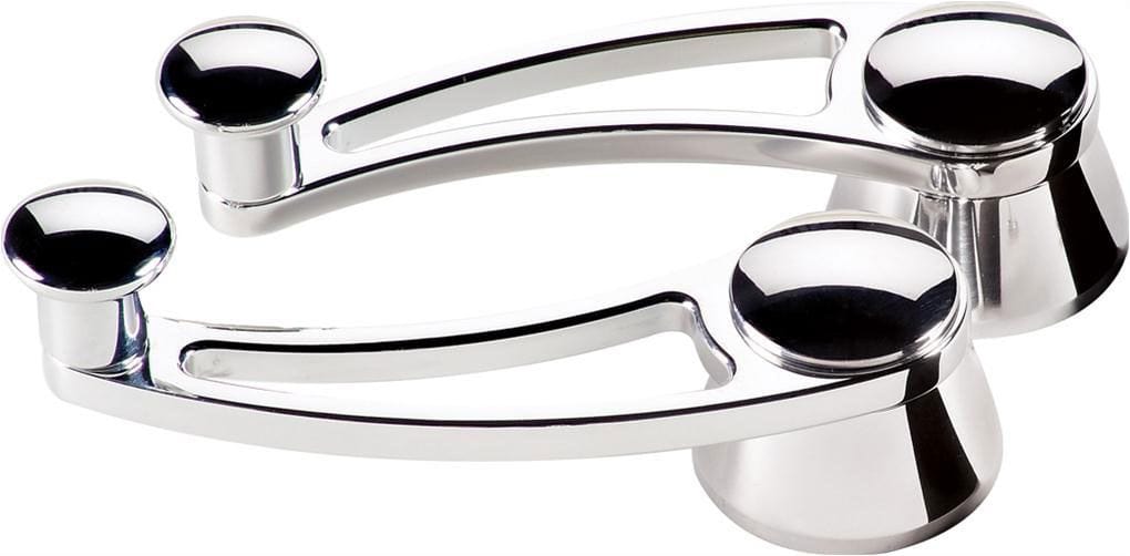 BILLET Suit Ford To 1948 With 3/8" Square Spline, 3-3/4" Length (Pair) Billet Specialties Traditional Interior Window Crank Handles - Polished BS46320 SR