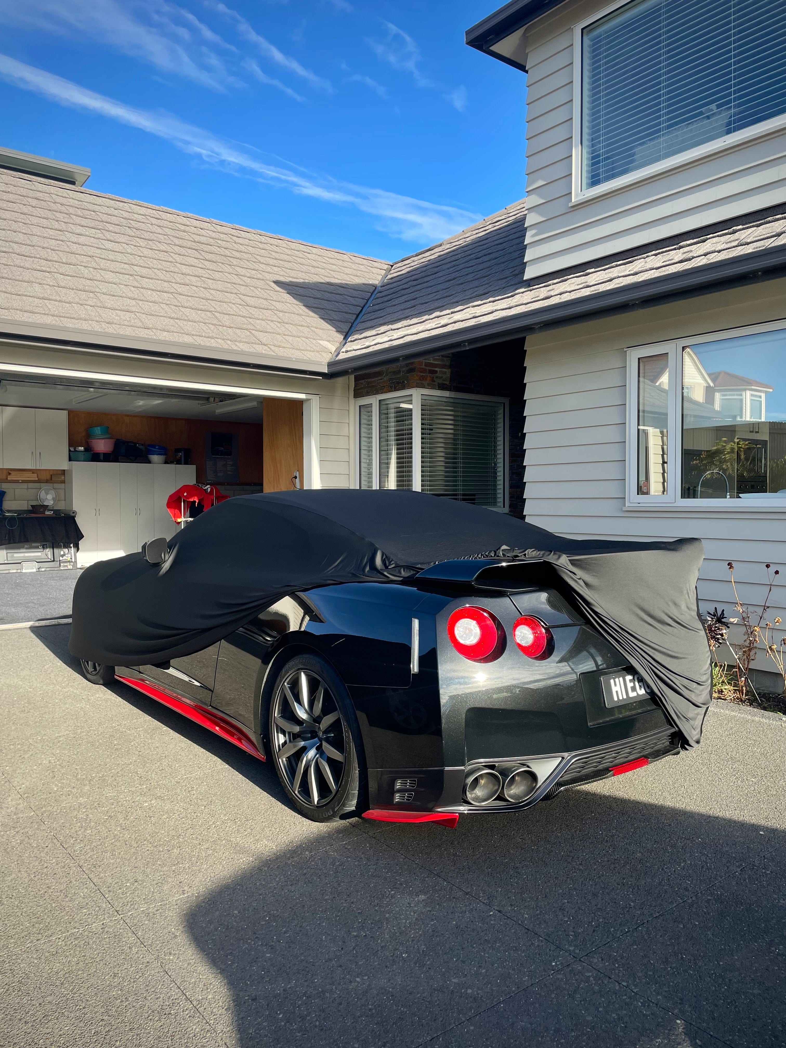 Boosted Kiwi Boosted Kiwi Black / GTR / Standard Nissan Skyline R35 GTR Custom Fit Indoor Car Cover (2008 - 2023) SR