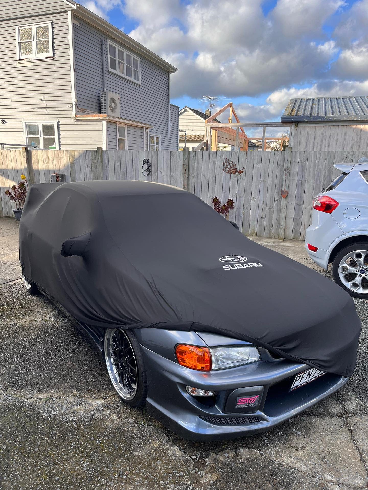 Boosted Kiwi Boosted Kiwi Black / Subaru / Standard Subaru Impreza / WRX / STI GC8 Custom Fit Indoor Car Cover (1992 - 2001) SR