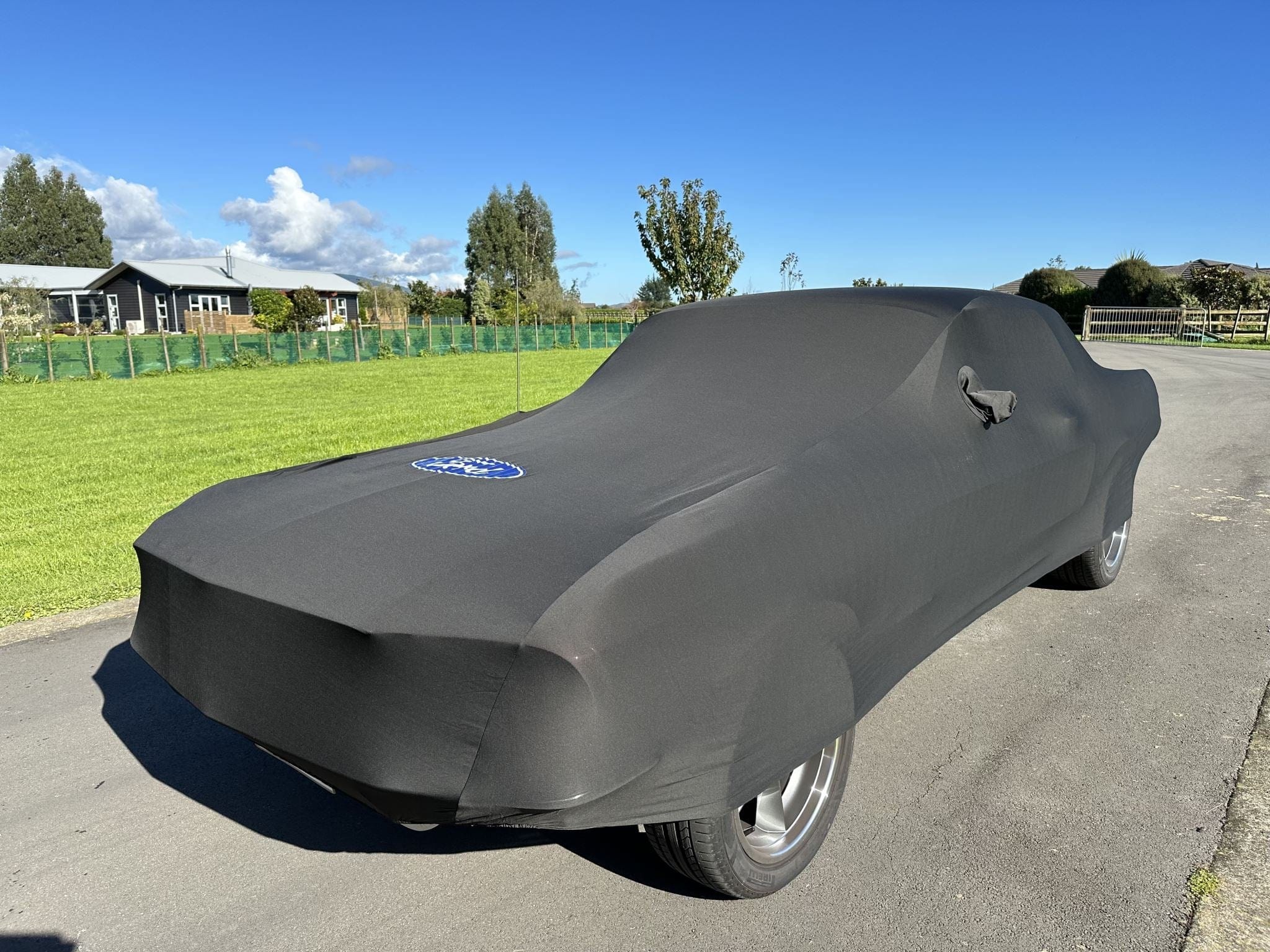 Boosted Kiwi Boosted Kiwi Ford Mustang First Generation (1965 - 1973) Custom Fit Indoor Car Cover SR