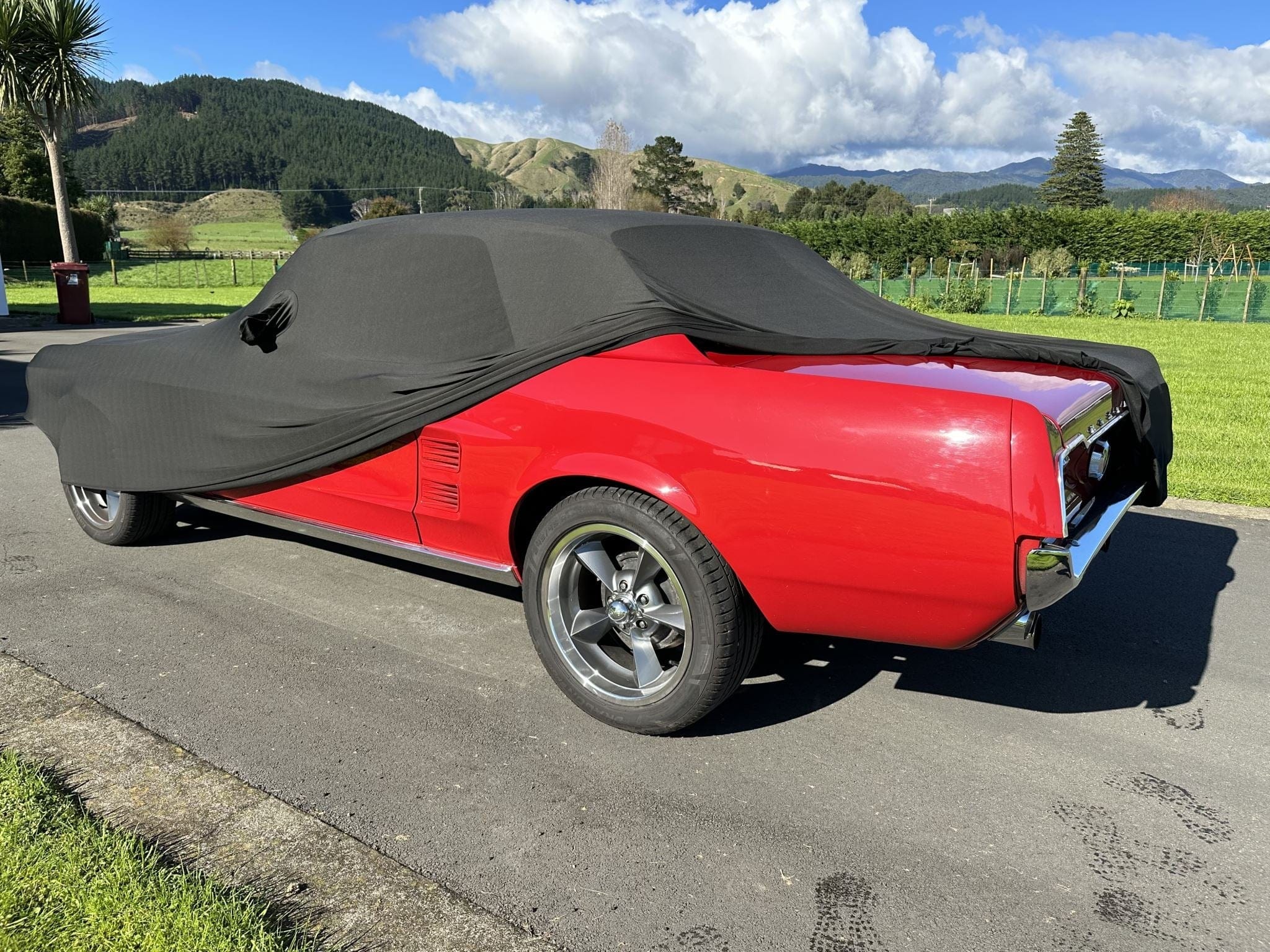 Boosted Kiwi Boosted Kiwi Ford Mustang First Generation (1965 - 1973) Custom Fit Indoor Car Cover SR